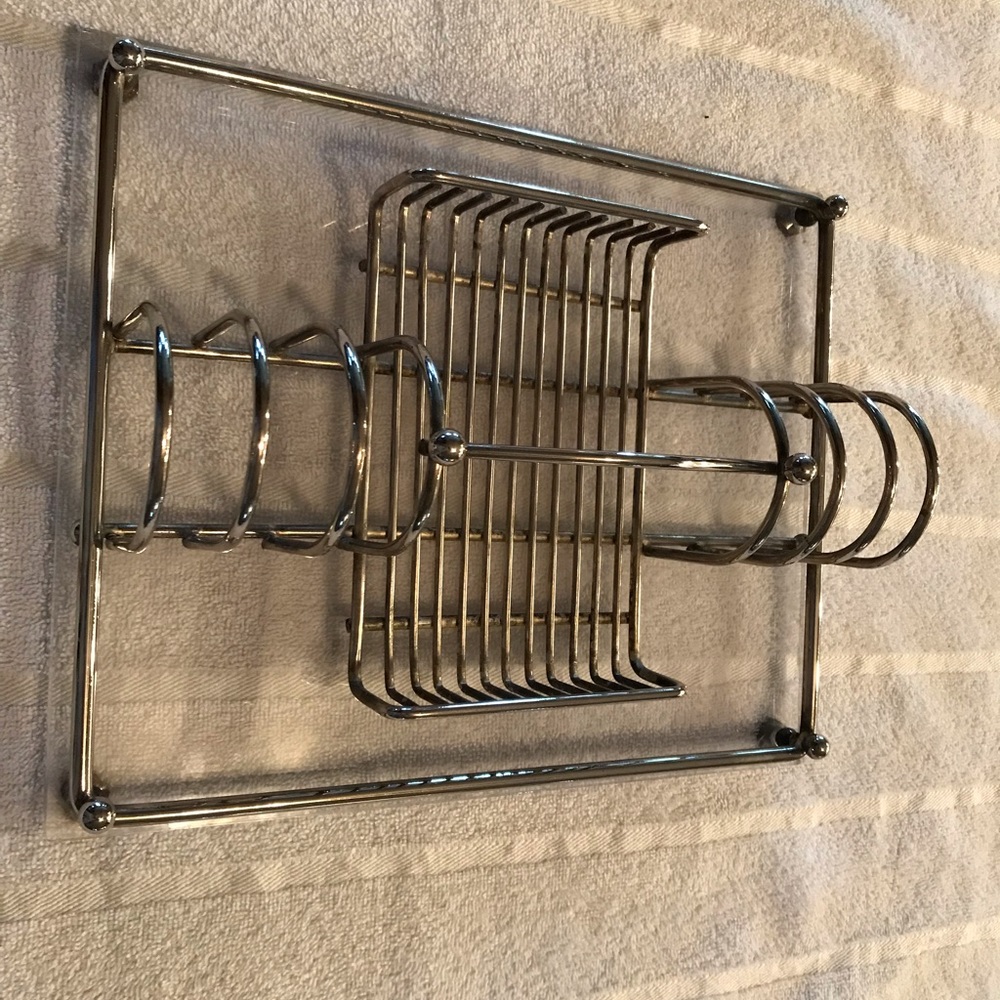 Original British tea and toast caddy.